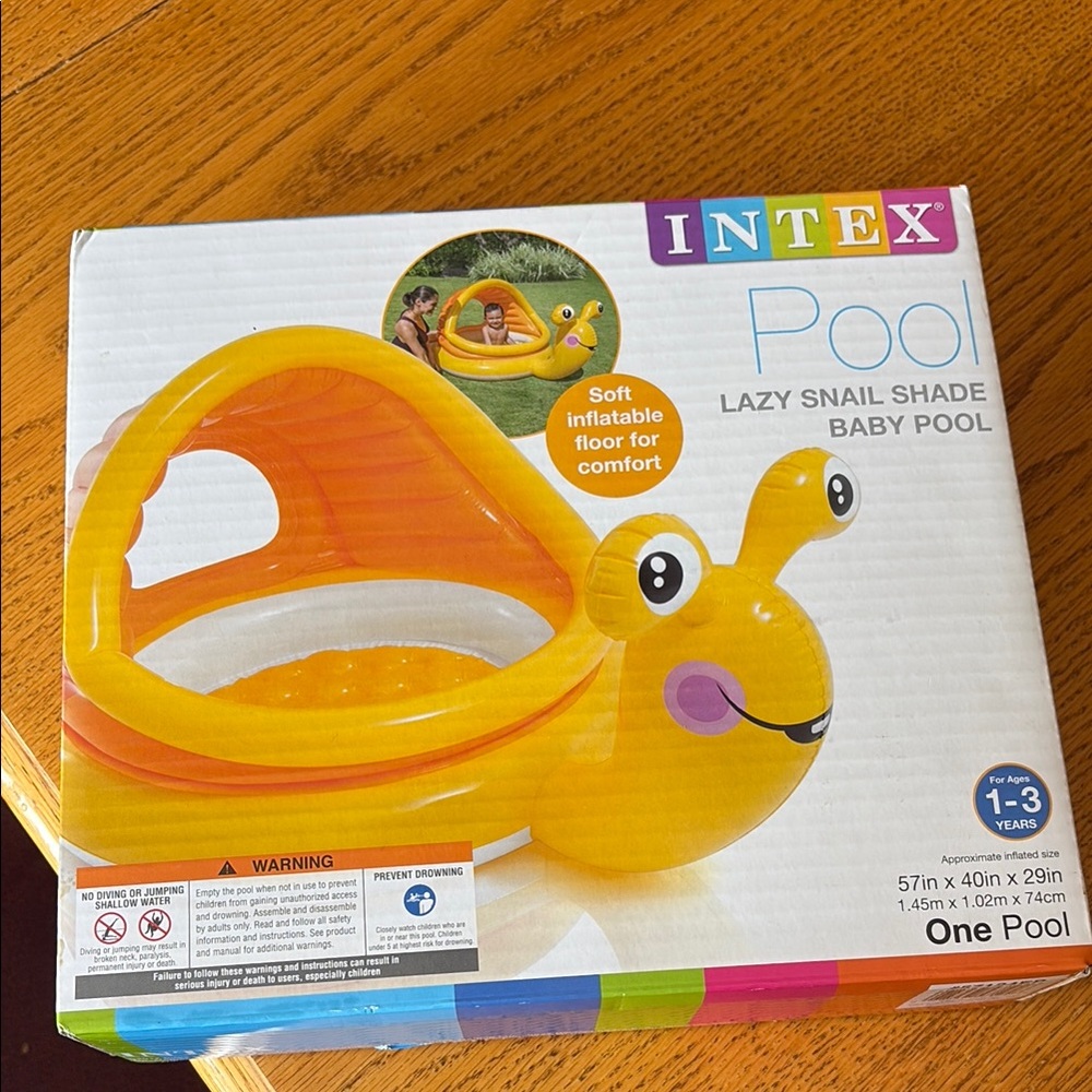 Intex snail pool